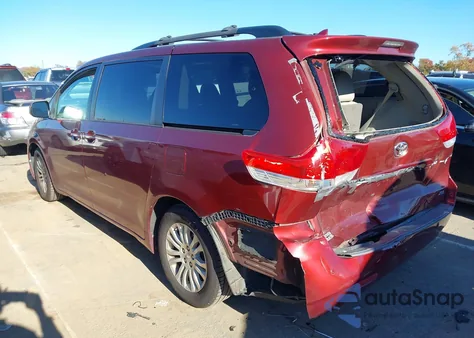2011 Toyota Sienna Xle V6 из США, поврежденный, VIN 5TDYK3DC4BS108947